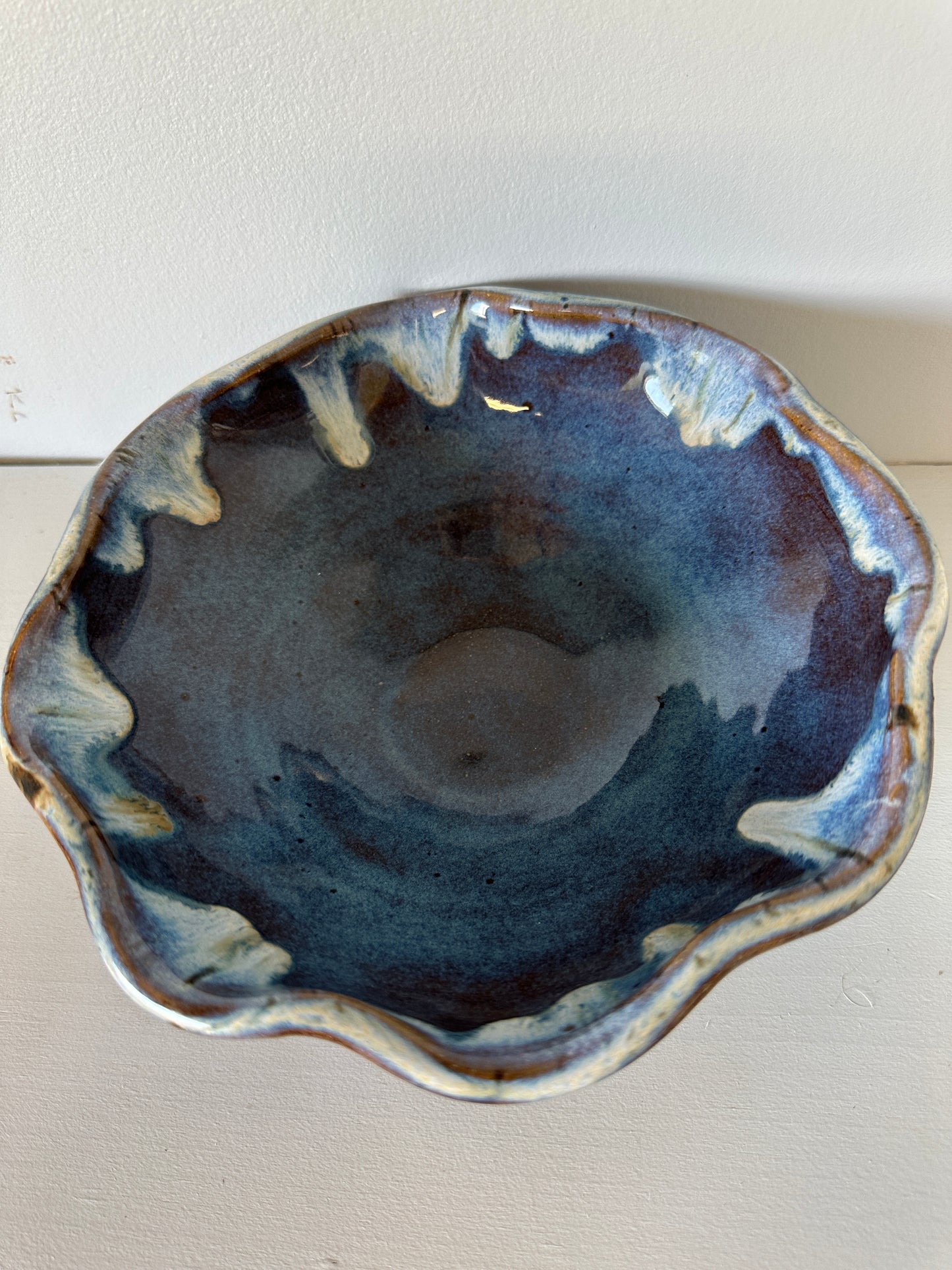 Ruffled Rim Bowl