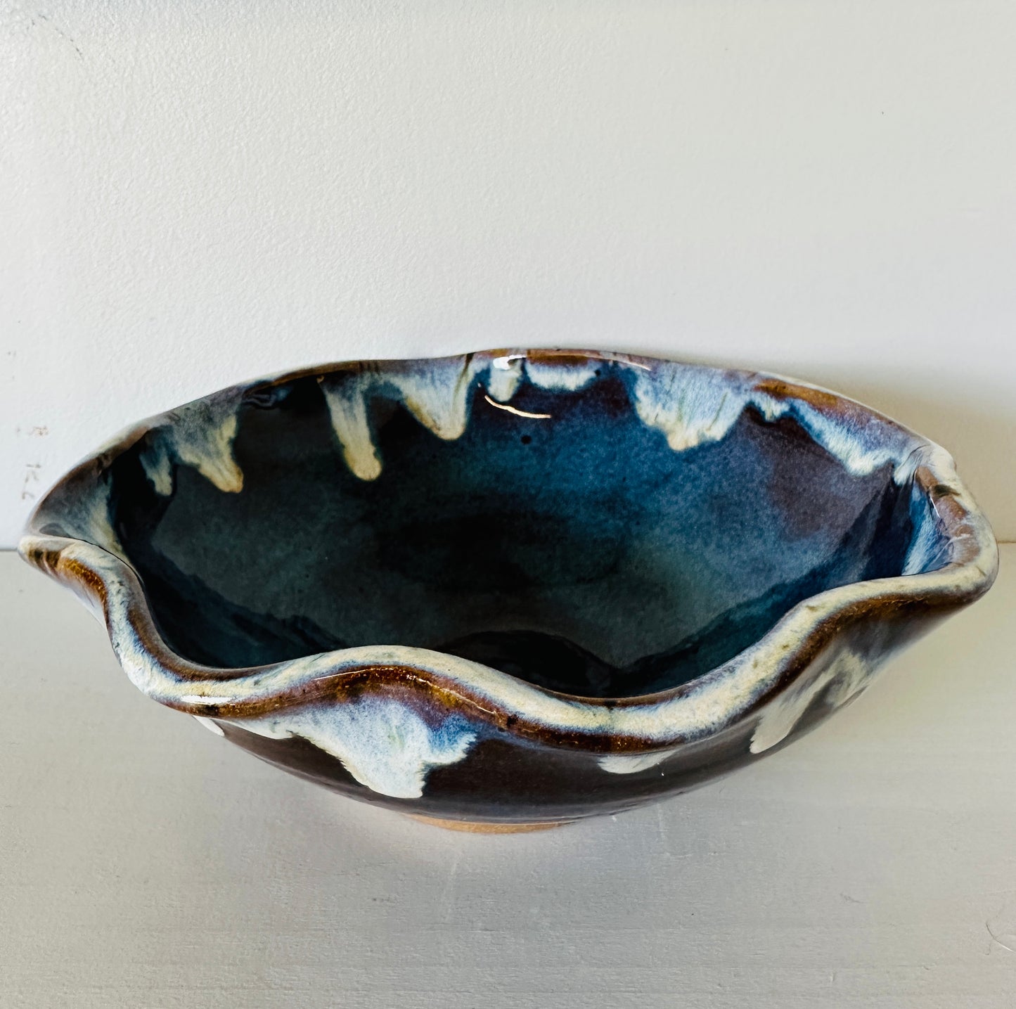 Ruffled Rim Bowl