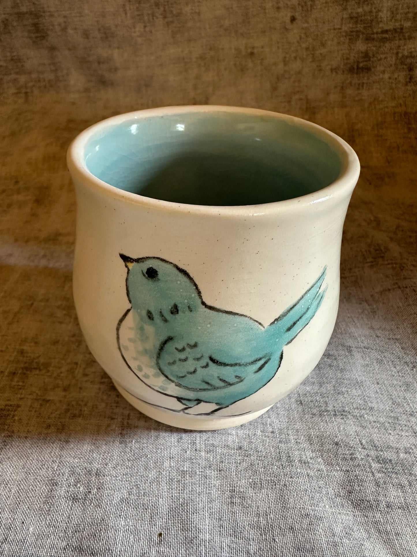Bluebird Sipping Cup