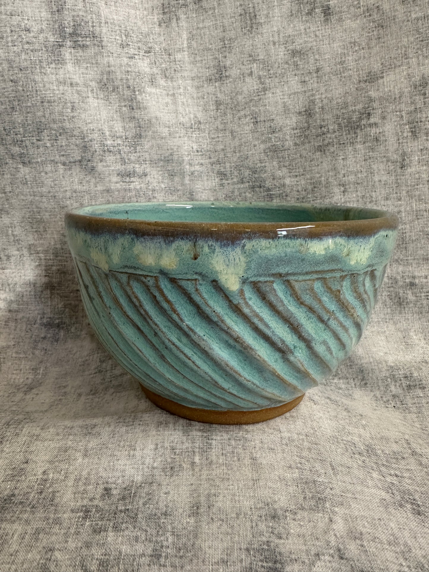 Verdigris Seafoam Bowl