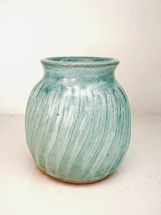 Fluted Wildflower Vase