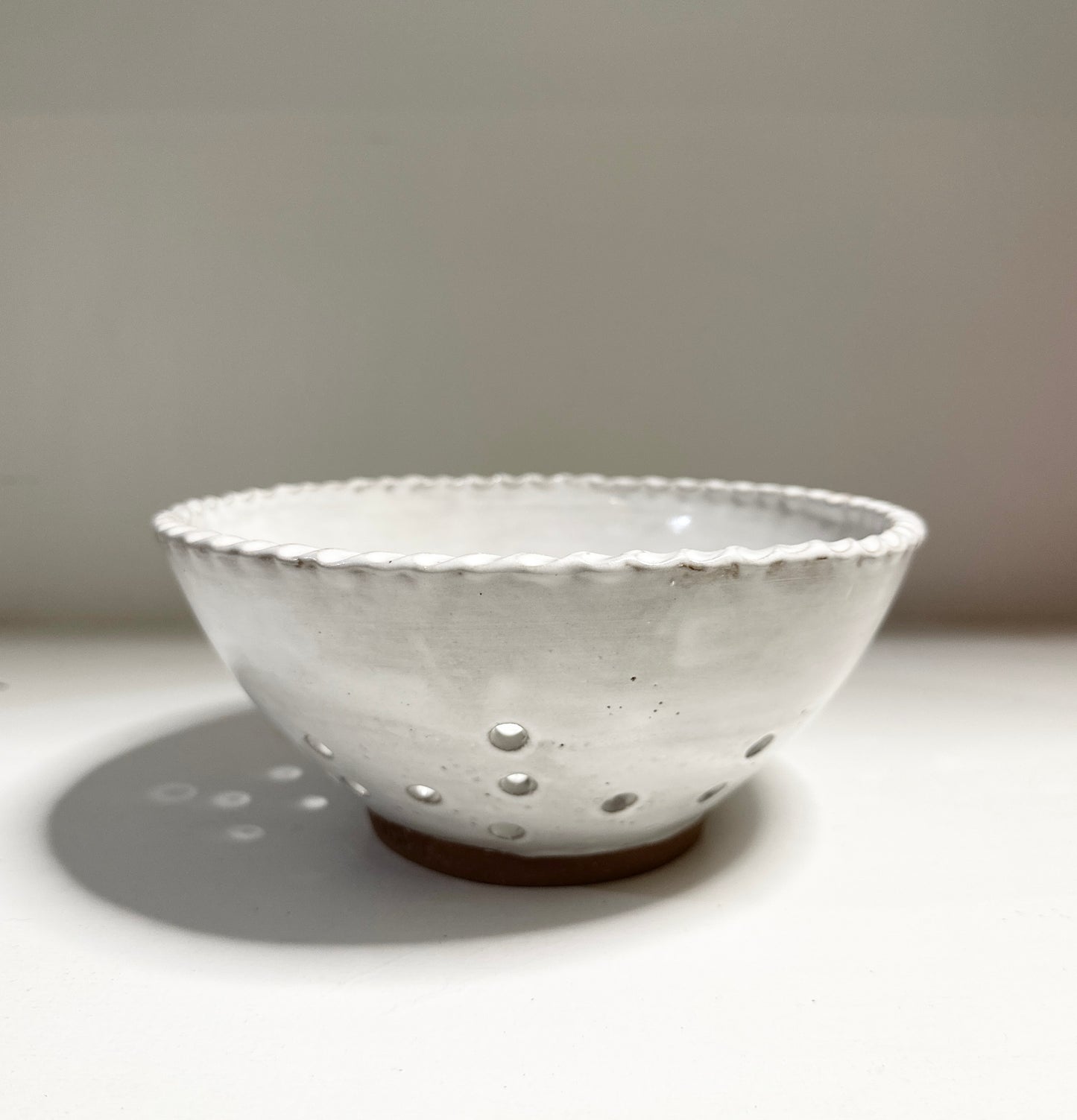 Crimped Rim Berry Bowl