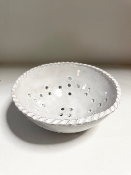 Crimped Rim Berry Bowl