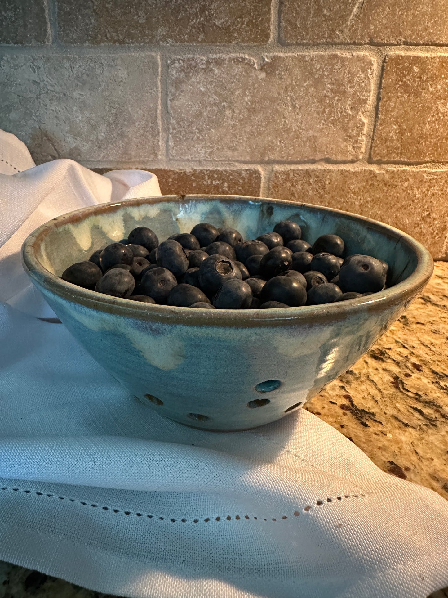 Sky Blue Berry Bowl