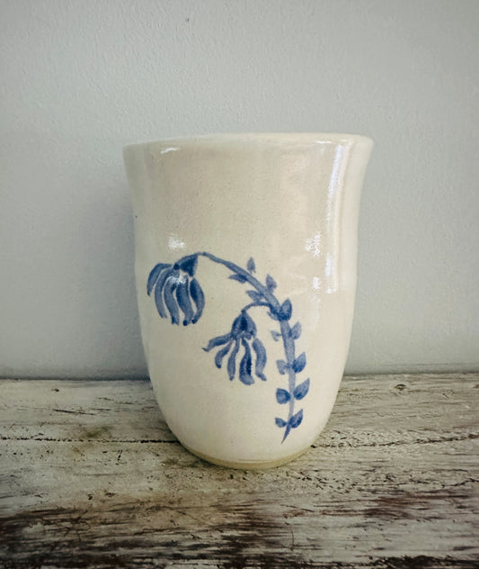 Blue Blooms Cup
