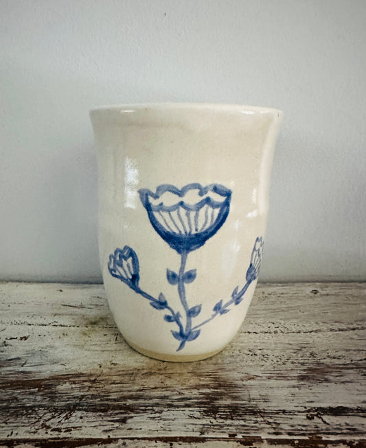 Blue Blooms Cup